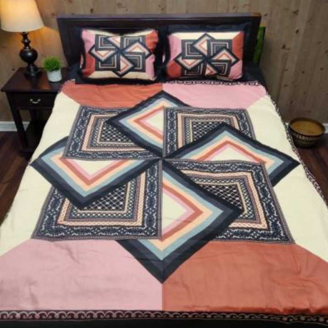 Premium king-size bed sheet, luxury bedding, cotton bed sheet, soft bed linen, high-quality bed sheets, durable bed covers, stylish bedding
